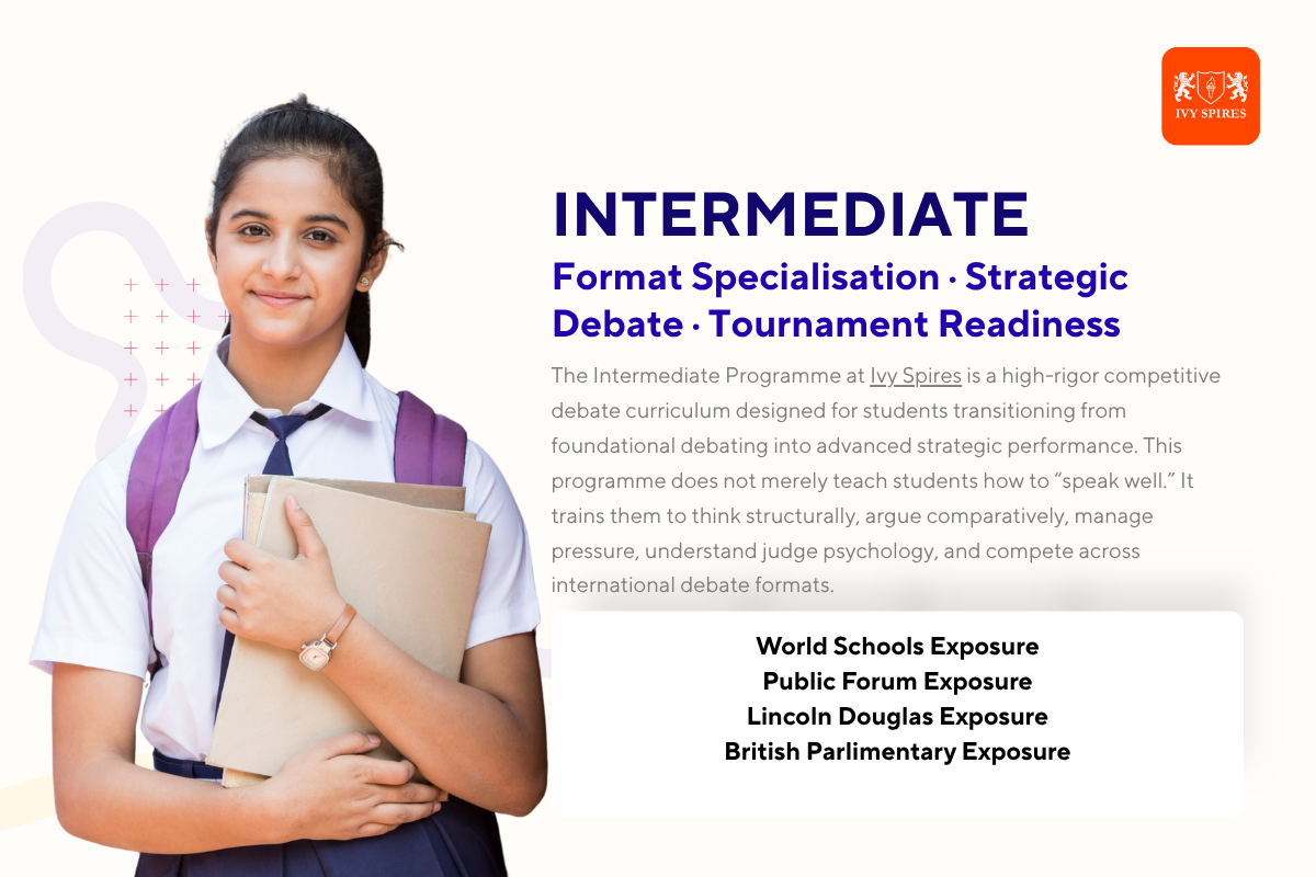 Level 2 - Intermediate Speech, Debate & Critical Thinking
